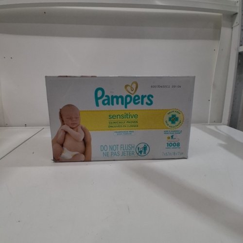 12PK PAMPERS SENSITIVE FRAGRANCE FREE BABY WIPES image 3