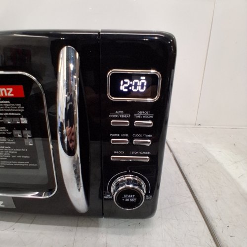 GALANZ RETRO STYLE COUNTERTOP MICROWAVE OVEN - 0.7CU.FT - BLACK - (MODEL: GLCMKZ09BKR09) image 2