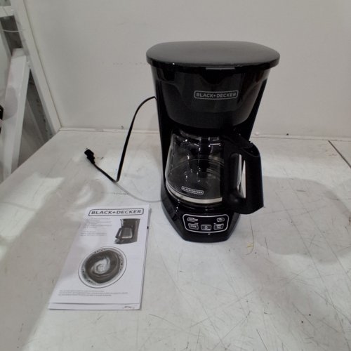 BLACK+DECKER PROGRAMMABLE COFFEEMAKER - 12-CUP GLASS CARAFE - BLACK (MODEL: CM1110BC-1) image 3