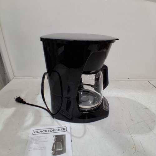 BLACK+DECKER PROGRAMMABLE COFFEEMAKER - 12-CUP GLASS CARAFE - BLACK (MODEL: CM1110BC-1) image 4