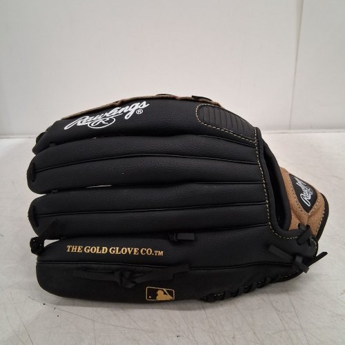 RAWLINGS PLAYMAKER SERIES BASKET-WEB BASEBALL OUTFIELD GLOVE - RHT - MIKE TROUT - 13" - BLACK/TAN (MODEL: PM130RB) image 3