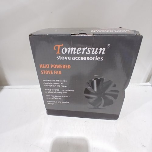 TOMERSUN STOVE ACCESSORIES 4 BLADE HEAT POWERED STOVE/FIREPLACE FAN FOR WARM AIR CIRCULATION image 2