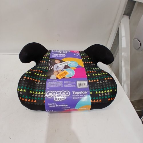 COSCO HIGH-RISE TOP-SIDE CHILD CAR BOOSTER SEAT - 40-100LBS - PATTERNED - (MODEL: ‎22976C-EJQ) image 3