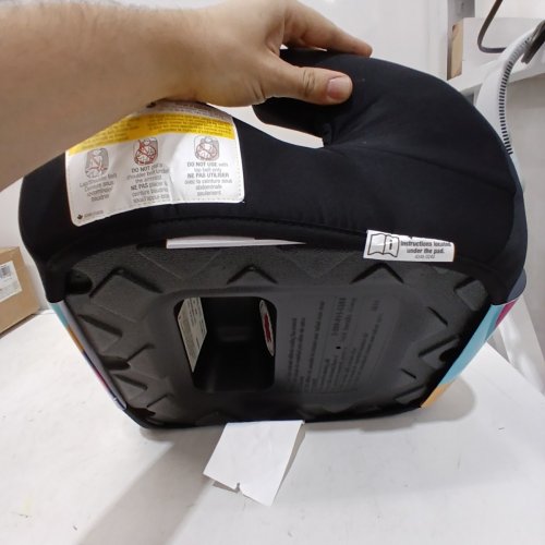 COSCO HIGH-RISE TOP-SIDE CHILD CAR BOOSTER SEAT - 40-100LBS - PATTERNED - (MODEL: ‎22976C-EJQ) image 4