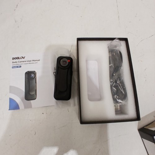 BOBLOV PERSONAL 1080P AUDIO LOOP MINI RECORDING BODY CAMERA - 64GB - BLACK (MODEL: W1) image 3