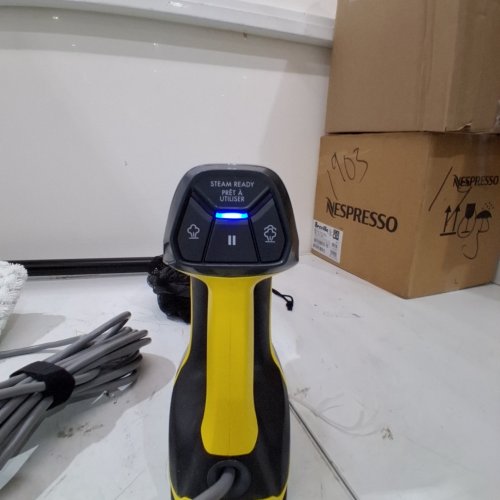 BISSELL 3-IN-1 POWERSTEAMER HEAVY DUTY STEAM MOP & HANDHELD CLEANER - GREY/YELLOW (MODEL: 2685B) image 2