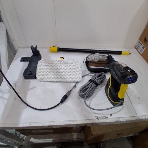BISSELL 3-IN-1 POWERSTEAMER HEAVY DUTY STEAM MOP & HANDHELD CLEANER - GREY/YELLOW (MODEL: 2685B) image 3