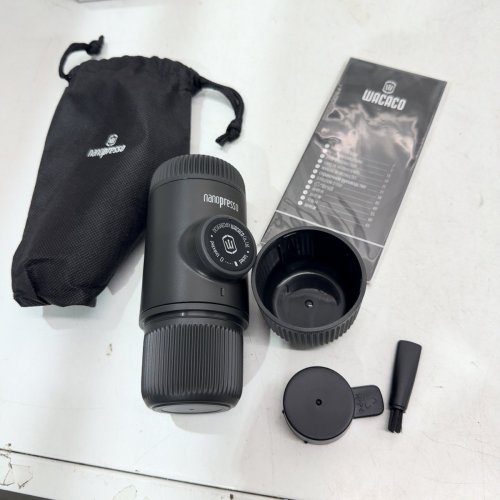 WACACO NANOPRESSO PORTABLE ESPRESSO MAKER -18 BAR PRESSURE- 80ML- BLACK image 2