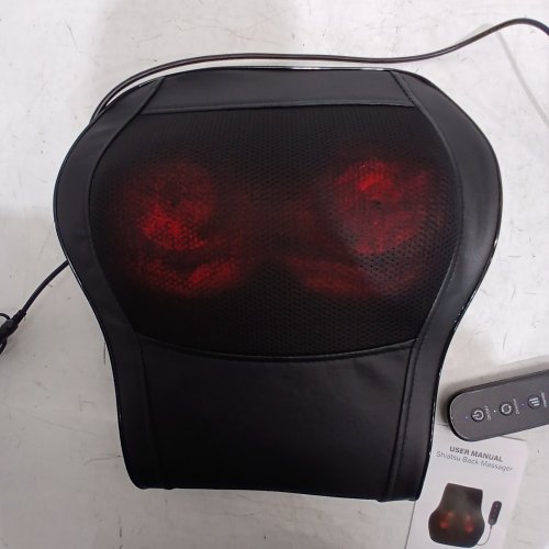 SHIATSU BACK NECK MASSAGER - 13" X 14.56" - BLACK (MODEL: JH-K3YX) image 4