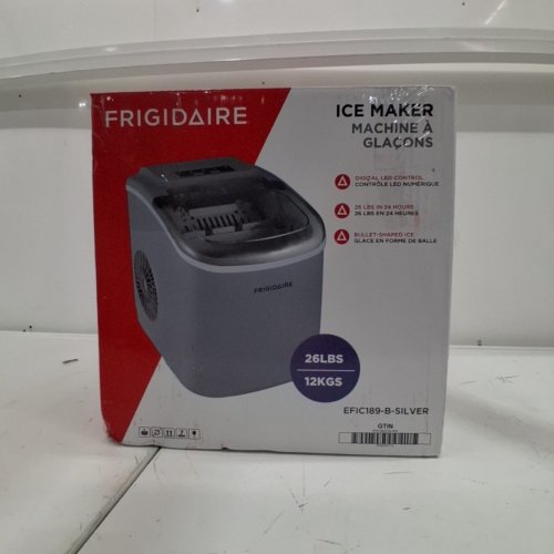 FRIGIDAIRE COMPACT ICE MAKER 26LBS/DAY SILVER (MODEL: EFIC189-SILVER) image 7