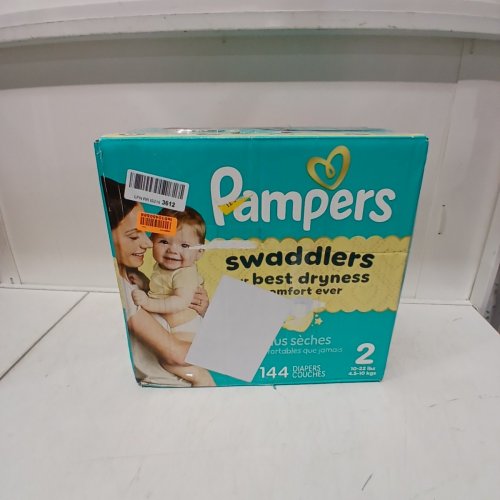 144PK PAMPERS SWADDLERS DISPOSABLE BABY DIAPERS - SIZE 2 (10-22LBS) image 3