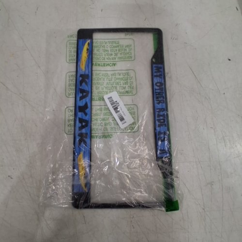 "MY OTHER RIDE IS A KAYAK" LICENSE PLATE FRAME TAG HOLDER - UNIVERSAL FIT - MULTICOLOURED image 3