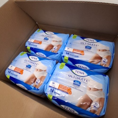 14PK TENA ULTIMATE PROTECTIVE INCONTINENCE UNDERWEAR WITH ULTIMATE ABSORBENCY - MEDIUM (MODEL: 072219) image 2