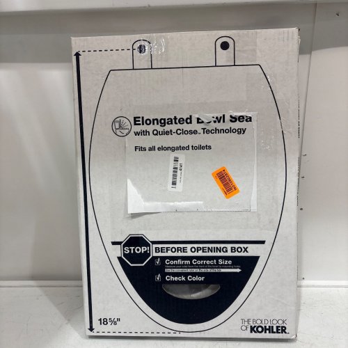 KOHLER STONEWOOD SERIES QUIET CLOSE - ELONGATED - 18 5/8" - WHITE (MODEL: 20466-0) image 4