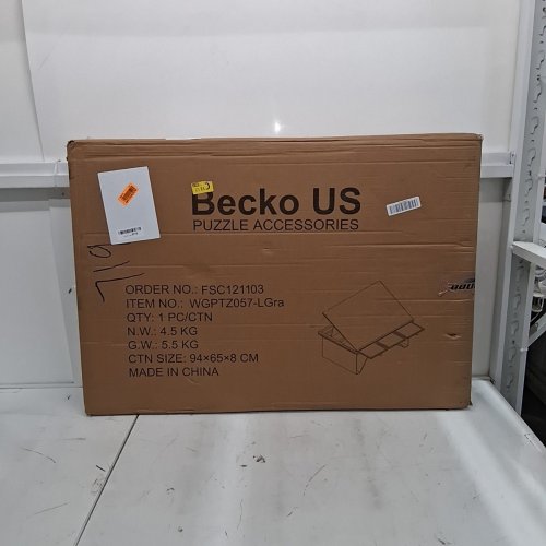 BECKO US 1000 PIECE FOLDING AND TILTING PUZZLE TABLE WITH 4 DRAWERS AND COVER - GRAY- (MODEL:B0FDFRQFHN) image 7