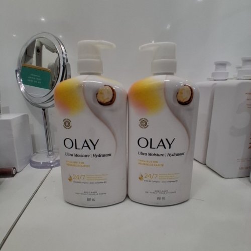2PK OLAY ULTRA MOISTURE BODY WASH WITH VITAMIN B COMPLEX - SHEA BUTTER - 887ML image 3