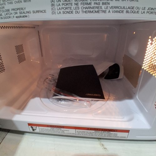 CHEFMAN COUNTERTOP MICROWAVE OVEN - 0.7 CU. FT - 700W - BLACK (MODEL: RJ55-7-V2-CA) image 6