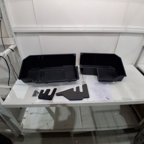 TUYOUNG UNDER SEAT STORAGE FOR 2019-2026 CHEVROLET SILVERADO 1500/2500HD/3500HD & GMC SIERRA 1500/2500HD/3500HD - BLACK (MODEL: TY4-C001) image 2