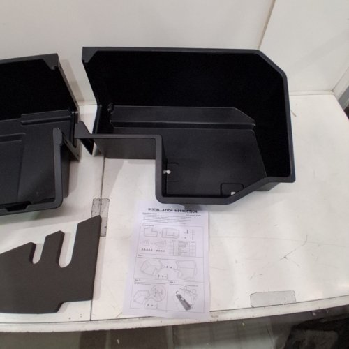 TUYOUNG UNDER SEAT STORAGE FOR 2019-2026 CHEVROLET SILVERADO 1500/2500HD/3500HD & GMC SIERRA 1500/2500HD/3500HD - BLACK (MODEL: TY4-C001) image 3