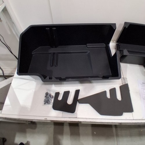 TUYOUNG UNDER SEAT STORAGE FOR 2019-2026 CHEVROLET SILVERADO 1500/2500HD/3500HD & GMC SIERRA 1500/2500HD/3500HD - BLACK (MODEL: TY4-C001) image 4