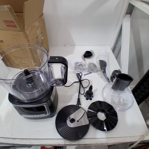 PRETTYCARE MULTIFUNCTION 3-SPEED FOOD PROCESSOR - 12 CUP - BLACK - (MODEL: FP01) image 3