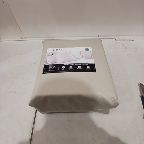 7PC HOTEL SIGNATURE COLLECTION COTTON SHEET SET - 800 THREAD COUNT, SPLIT KING - BEIGE image 3