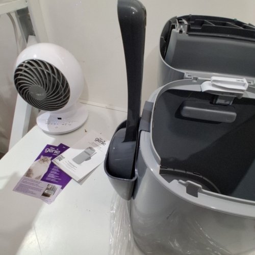 LITTER GENIE PAIL STYLE CAT LITTER WASTE DISPOSAL SYSTEM - GREY (MODEL: 00666594210890) image 2