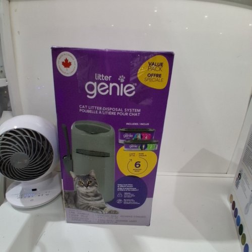 LITTER GENIE PAIL STYLE CAT LITTER WASTE DISPOSAL SYSTEM - GREY (MODEL: 00666594210890) image 5