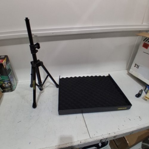 HERCULES PERCUSSION TABLE STAND - 27"-48" HEIGHT - BLACK (MODEL:DS800B) image 2
