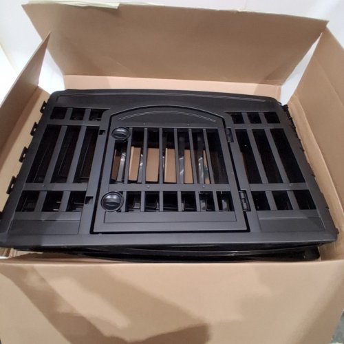 IRIS USA EXERCISE PET PLAYPEN WITH 6 PANELS, 24" TALL - BLACK (MODEL: CI-606E) image 2