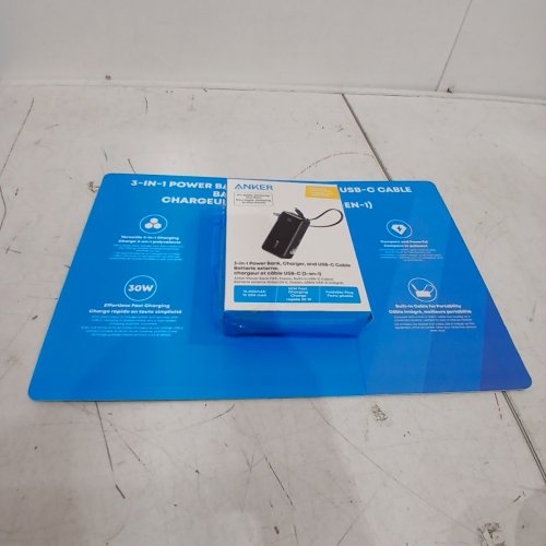 ANKER 3-IN1 10K WIRELESS PORTABLE CHARGER WITH BUILT-IN USB-C CABLE - 30W - 10000MAH - BLACK (MODEL:3431800) image 4