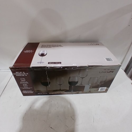 16PK LINKLIFE WINE GLASSES - 465 ML / 15 OZ (MODEL: 1901876) image 7