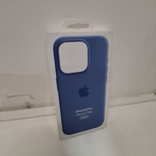 APPLE SILICONE CASE WITH MAGSAFE FOR IPHONE 15 PRO - WINTER BLUE (MODEL: A3125) image 2
