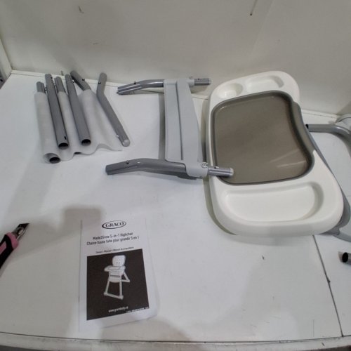 GRACO MADE2GROW 5-IN-1 CONVERTIBLE HIGHCHAIR - LEE FASHION (MODEL: 2220384) image 4