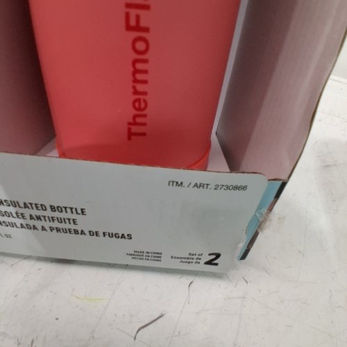 2PC THERMOFLASK INSULATED BOTTLES - 24 OZ EACH - ORANGE (ITEM: 2730866) image 2