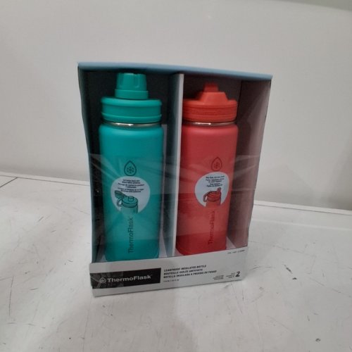 2PC THERMOFLASK INSULATED BOTTLES - 24 OZ EACH - ORANGE (ITEM: 2730866) image 6