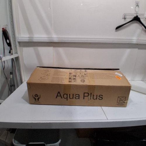 AQUA PLUS INFLATABLE STAND UP PADDLE BOARD - 10FT 6" X 33" X 6" - CHESS/TURQUOISE (MODEL: 320-WHT-AQA-GRY) image 5