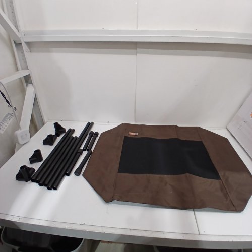 K&H PET PRODUCTS COOLING ELEVATED DOG BED - 30" X 42" - BROWN/BLACK (MODEL: 1615) image 2
