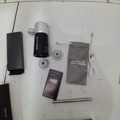 SMARTPRODX PORTABLE ELECTRIC WINE DISPENSER - BLACK AND SILVER image 3