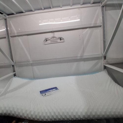 SIMPLEDAD DUAL FIRMNESS GEL MEMORY FOAM MATTRESS TOPPER - KING - WHITE/BLUE image 2