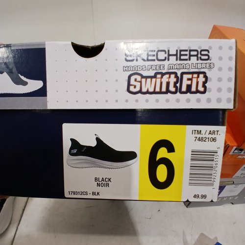 WOMEN'S SKECHERS SHOES - SIZE 6 - BLACK (STYLE: 179312CS) image 2
