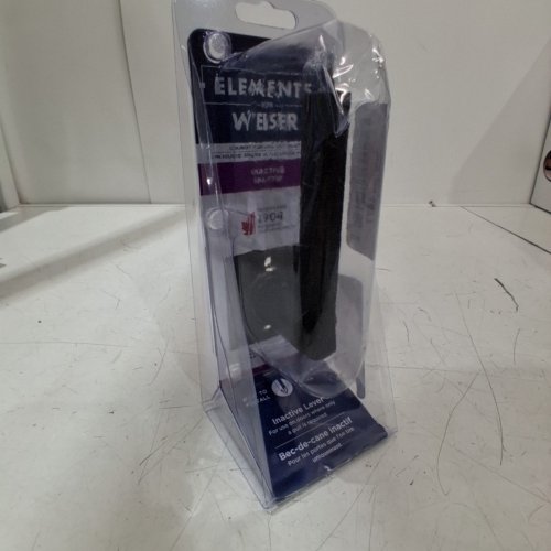 WEISER CASEY PASSAGE DOOR LEVER FOR HALL OR CLOSET DOORS - MATTE BLACK image 3