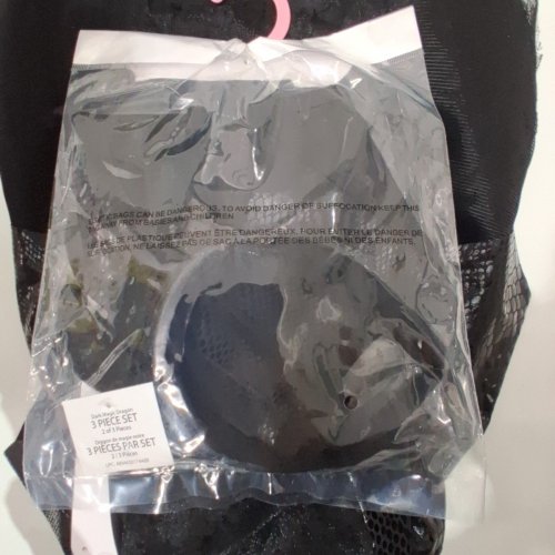 3PC GIRLS PALAMON DARK MAGIC DRAGON COSTUME - LARGE (10-12) - BLACK (STYLE: 40943BK) image 3