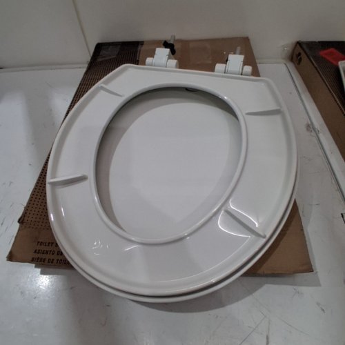 BEMIS PLASTIC ROUND TOILET SEAT - 16" - WHITE (MODEL: 730SLEC000) image 2