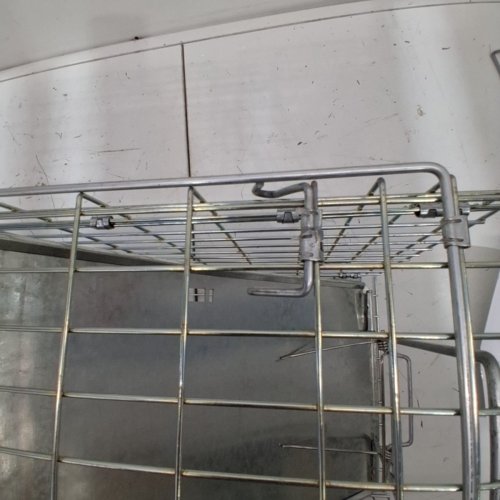 HUMANE ANIMAL TRAP - GALVANIZED IRON - 31" X 10" X 12" - SILVER (MODEL: LB-28A) image 3