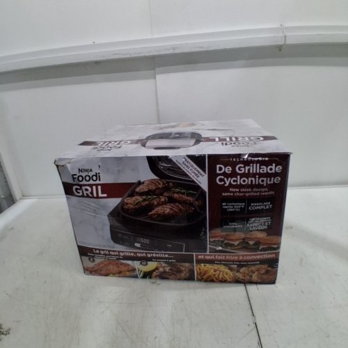 NINJA FOODI INDOOR GRILL 4-IN-1 SMOKELESS PROGRAMMABLE DIGITAL AIR FRYER, ROASTER AND OVEN - PTFE/PFOA-FREE - 4QT - 1760W - 120V - 60HZ - BLACK (MODEL: AG300C) image 8