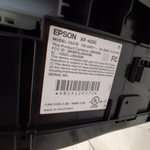 EPSON EXPRESSION HOME XP-4200 WIRELESS COLOUR ALL-IN-ONE PRINTER WITH 2.4" COLOUR DISPLAY (MODEL: XP-4200) image 9