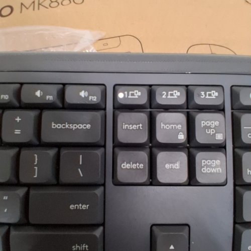 2PC LOGITECH SIGNATURE COMFORT PLUS ERGONOMIC WIRELESS KEYBOARD AND MOUSE COMBO - GRAPHITE (MK880 / M850 L) image 4