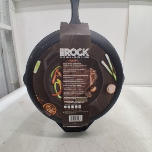 THE ROCK CAST IRON SKILLET - 10" - BLACK image 4