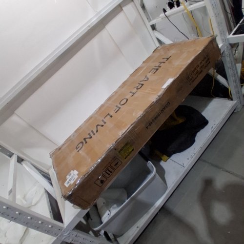 UPHOLSTERED MODERN PLATFORM BED FRAME WITH UNDER BED STORAGE - FULL - WHITE (MODEL: WDLSTWSC-1) image 5